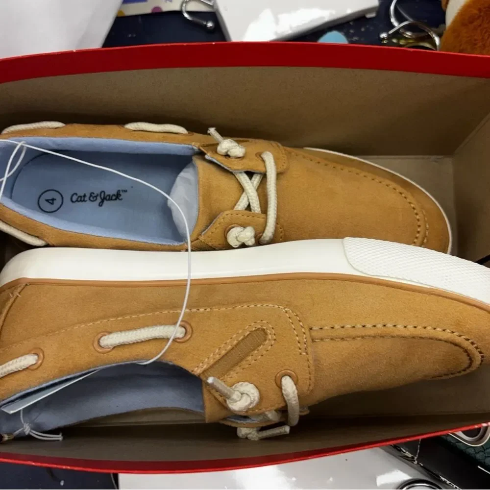 Cat & Jack Tan Boat Shoes for Men